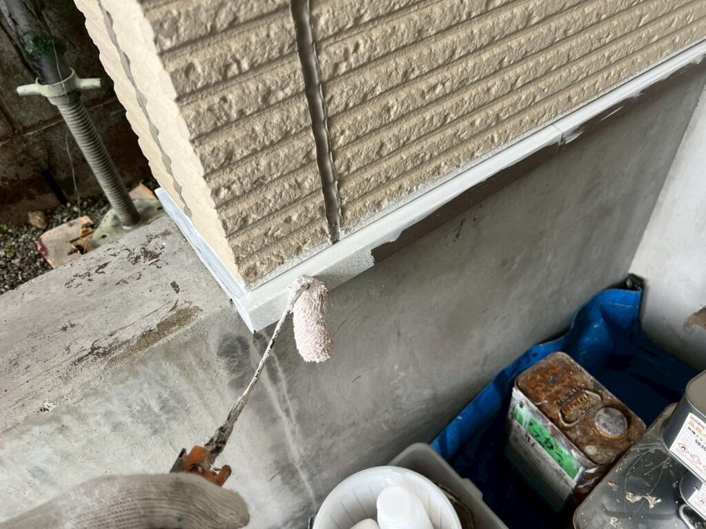 水切りさび止め塗布