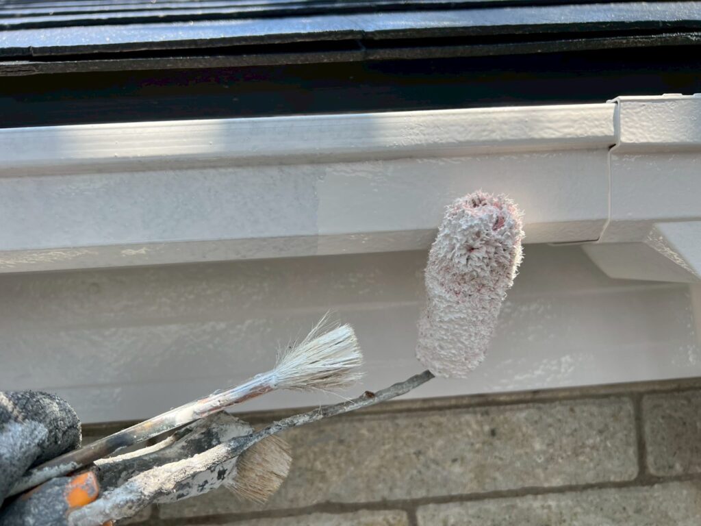 軒樋仕上げ２回目