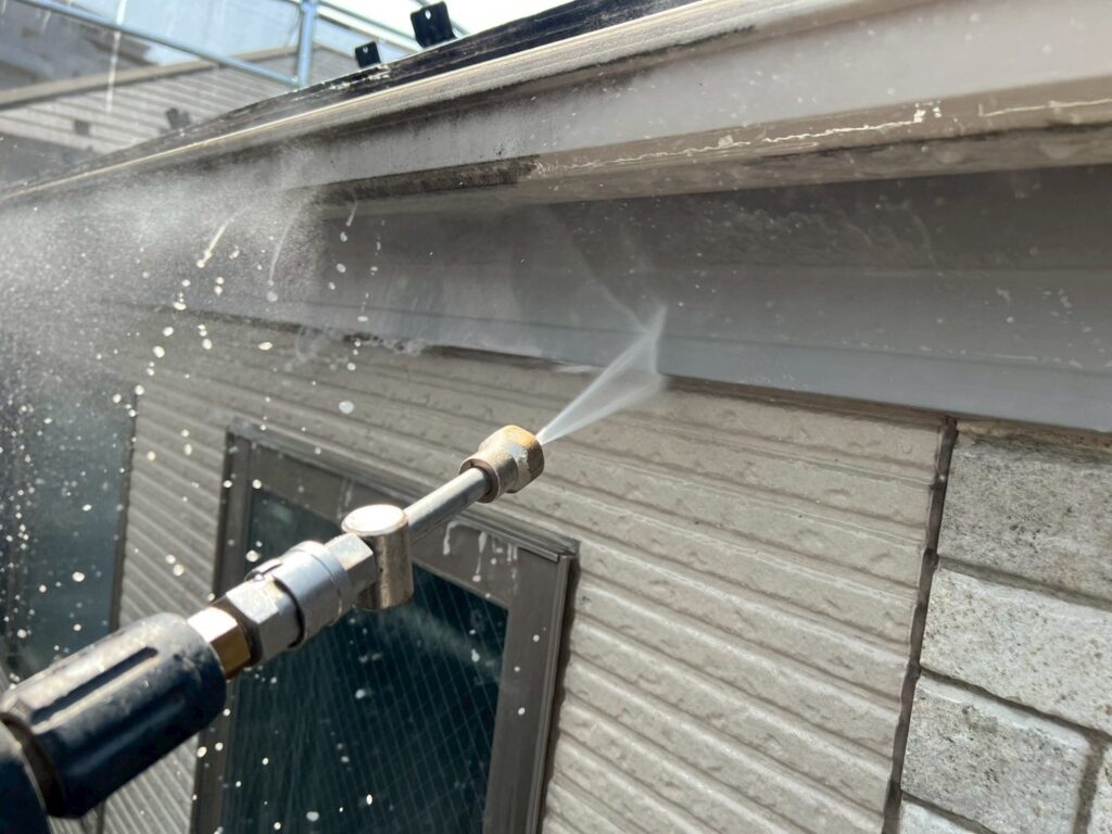 鼻隠し高圧ジェット洗浄