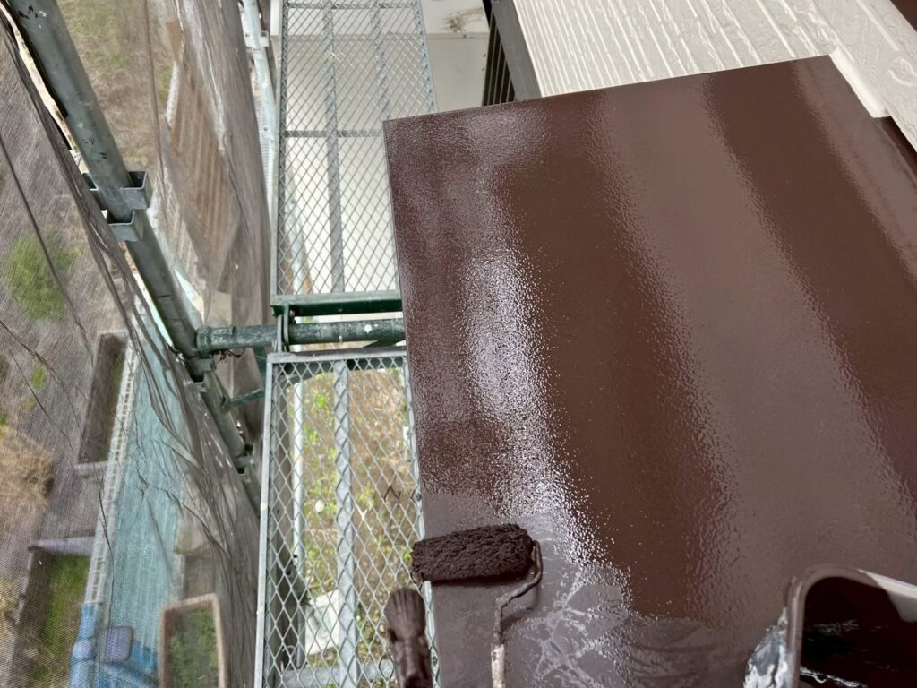 庇仕上げ２回目