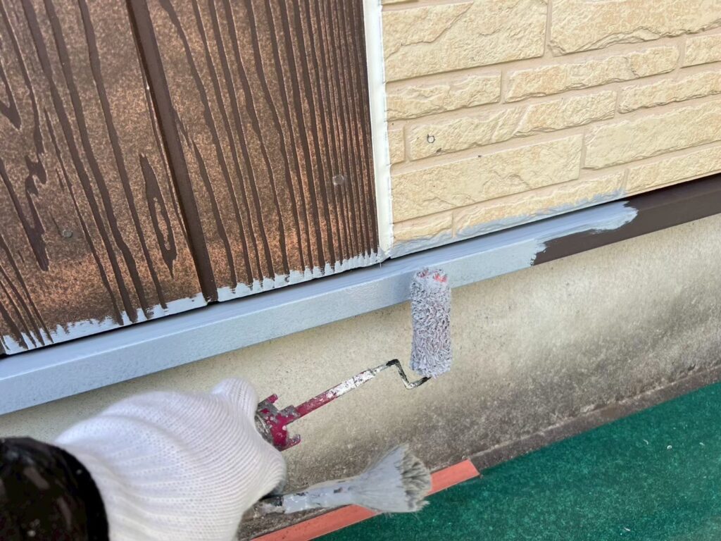 水切りさび止め塗布