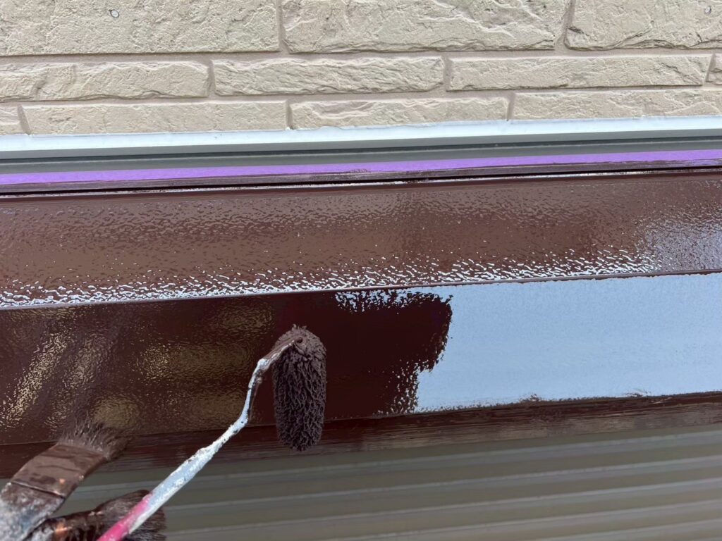 シャッターＢＯＸ仕上げ１回目