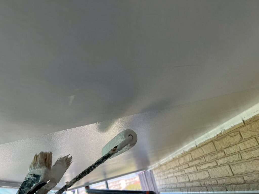 軒天仕上げ１回目