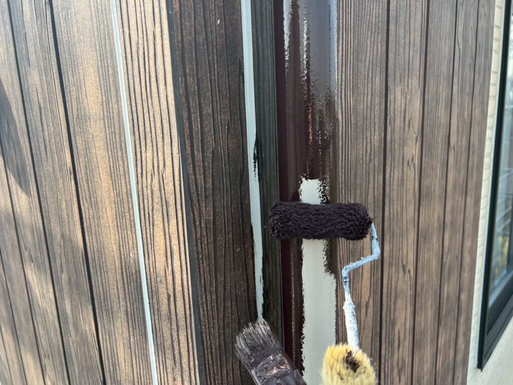 雨樋仕上げ１回目