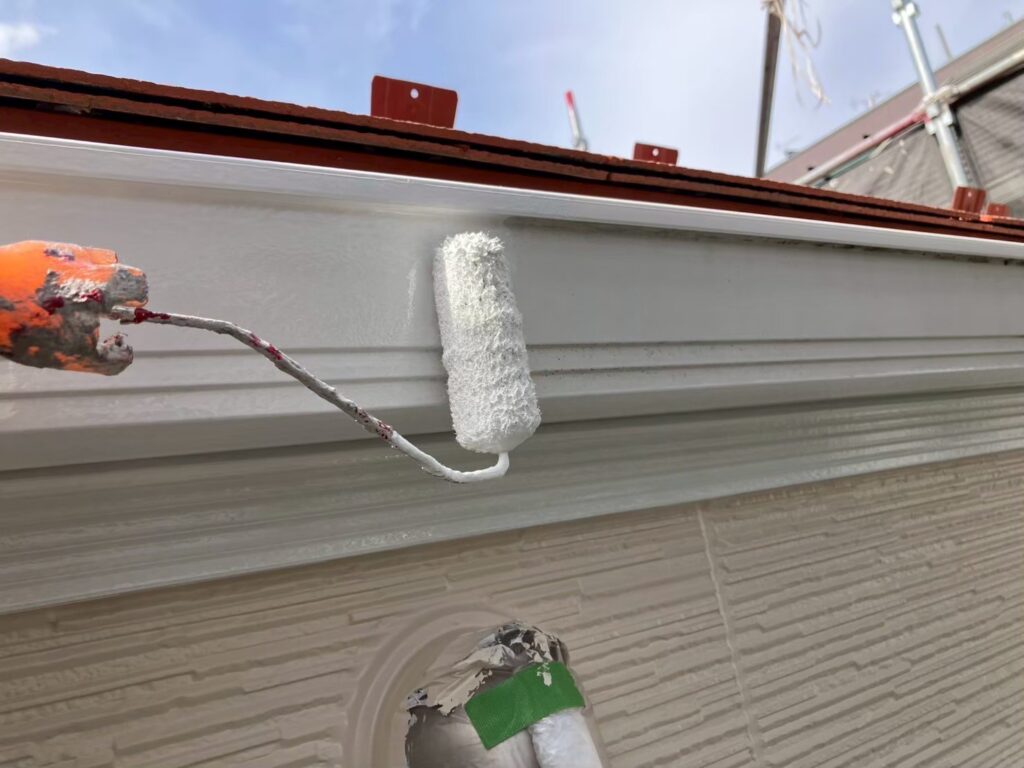 軒樋仕上げ１回目