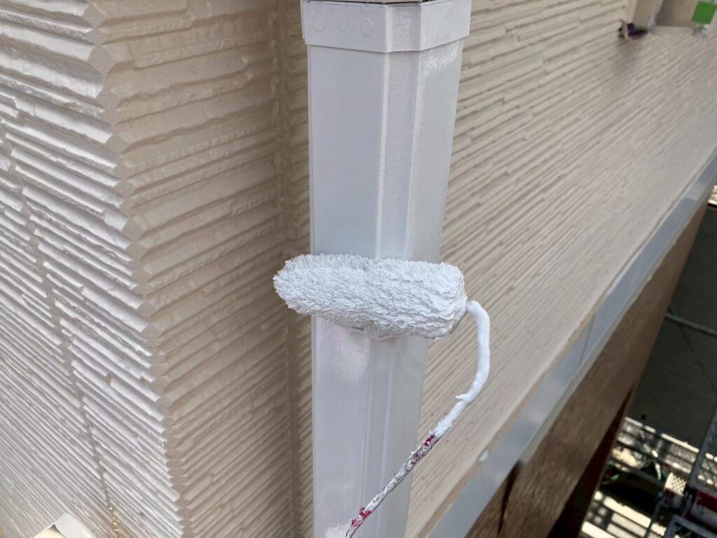 雨樋仕上げ２回目