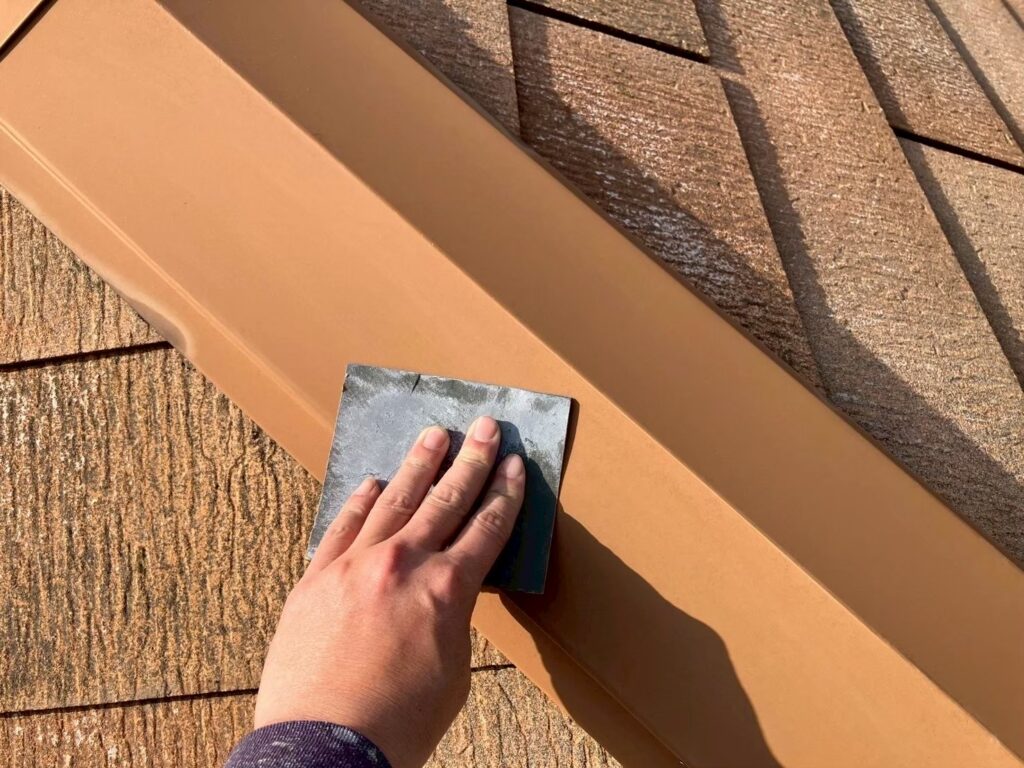 屋根板金素地調整