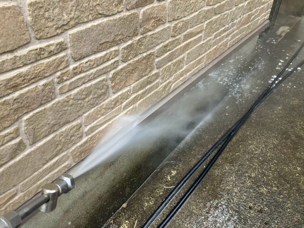 水切り高圧ジェット洗浄