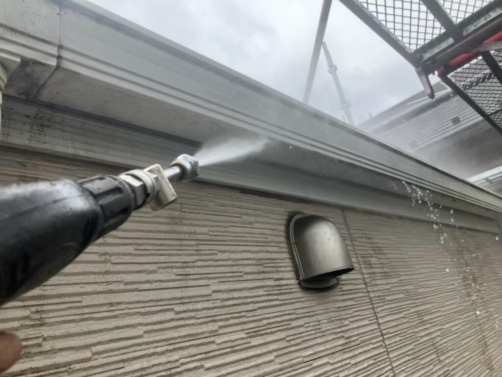 雨樋高圧ジェット洗浄
