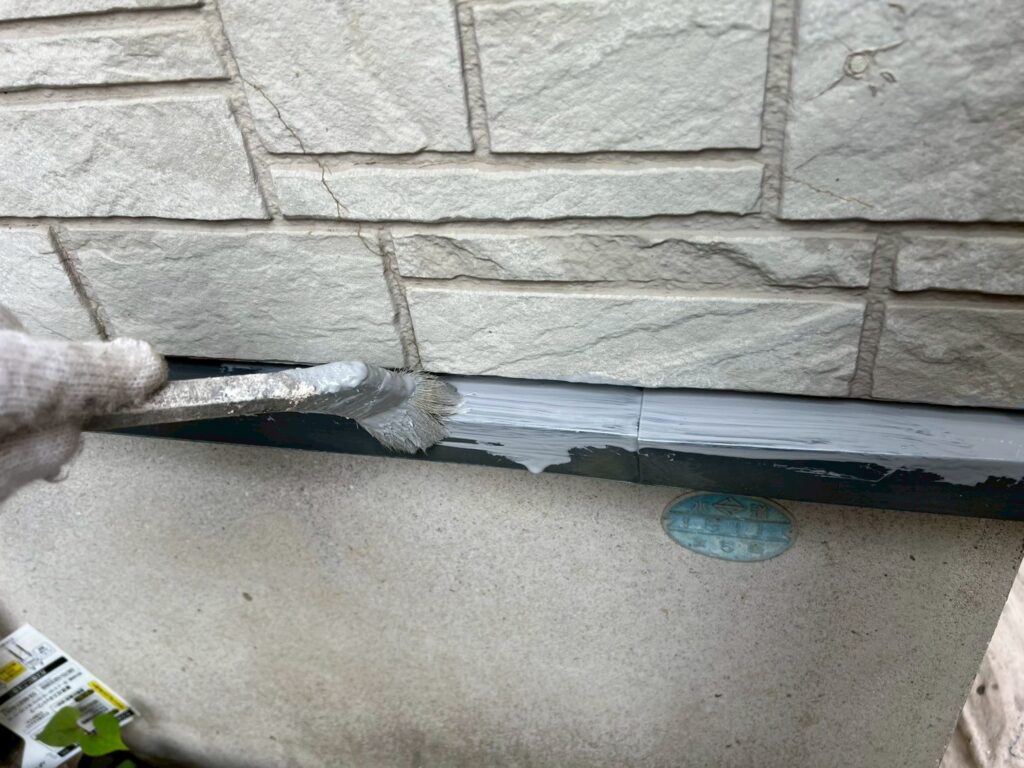 水切りさび止め塗布