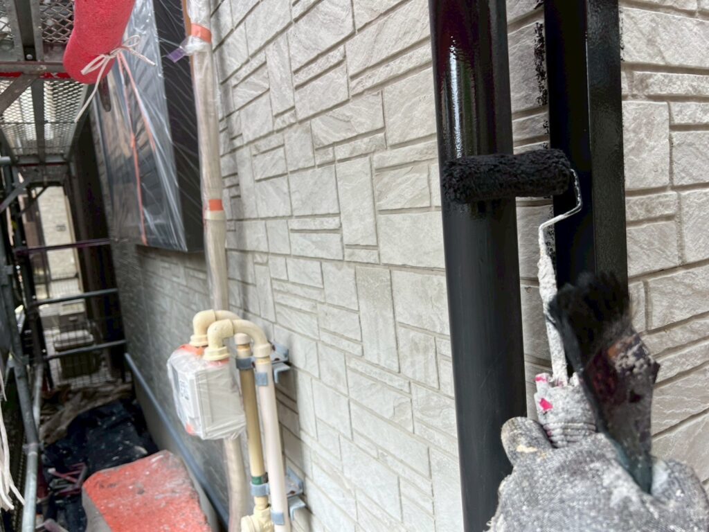 雨樋仕上げ１回目