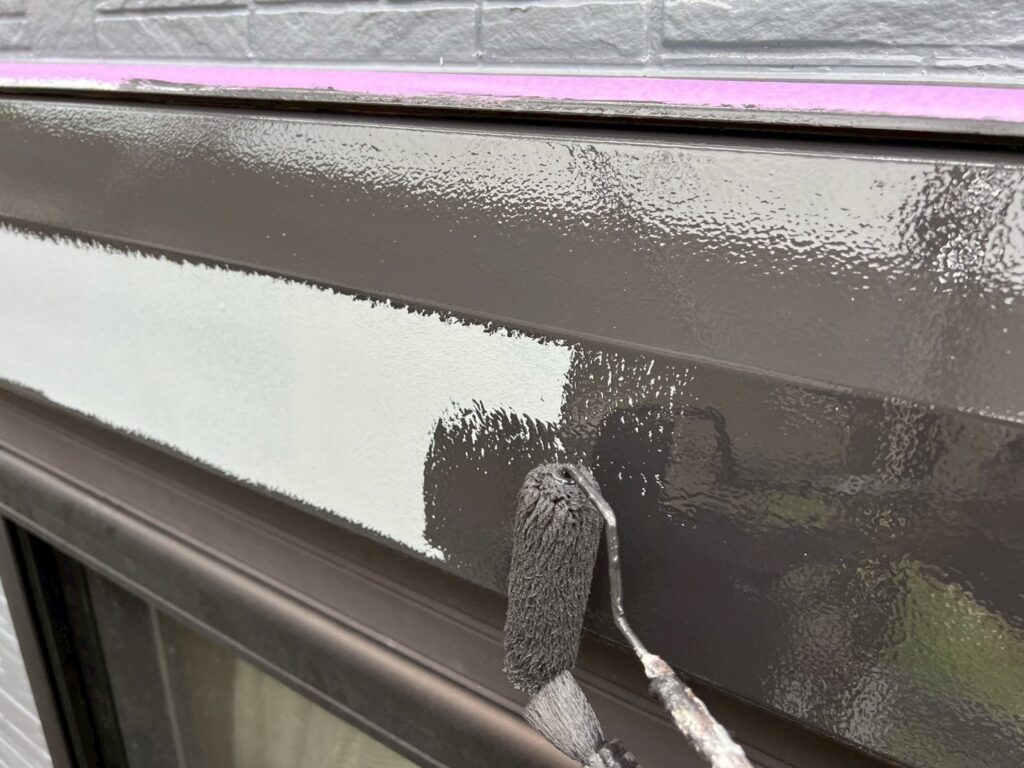 シャッターＢＯＸ仕上げ１回目