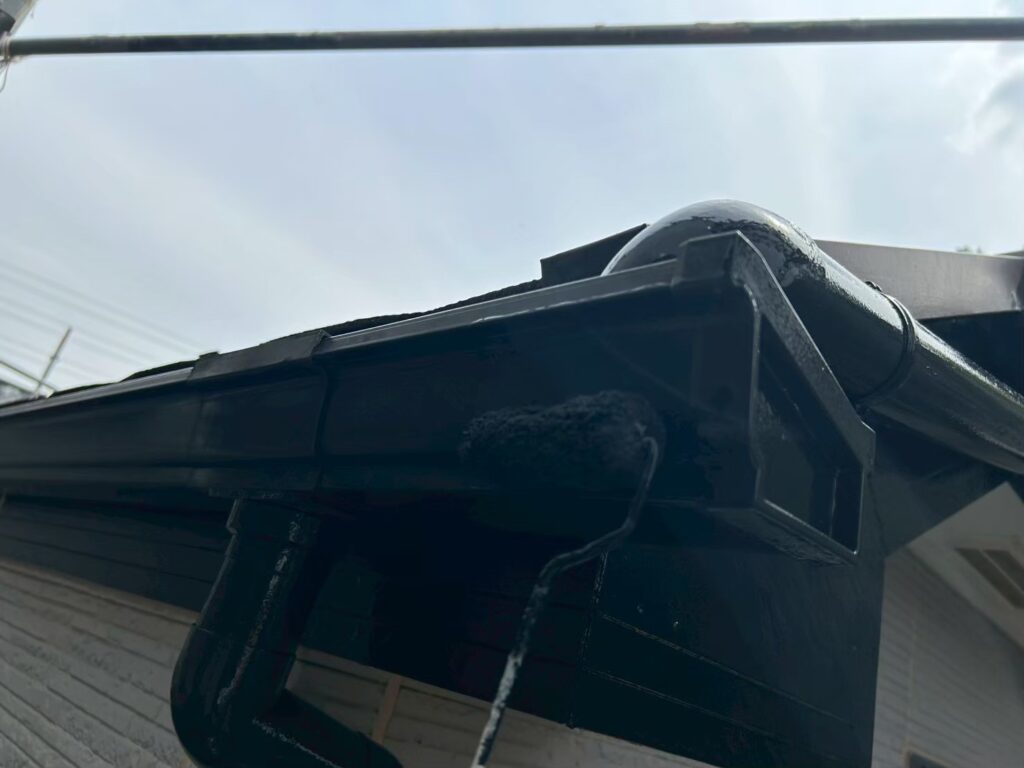 軒樋仕上げ１回目