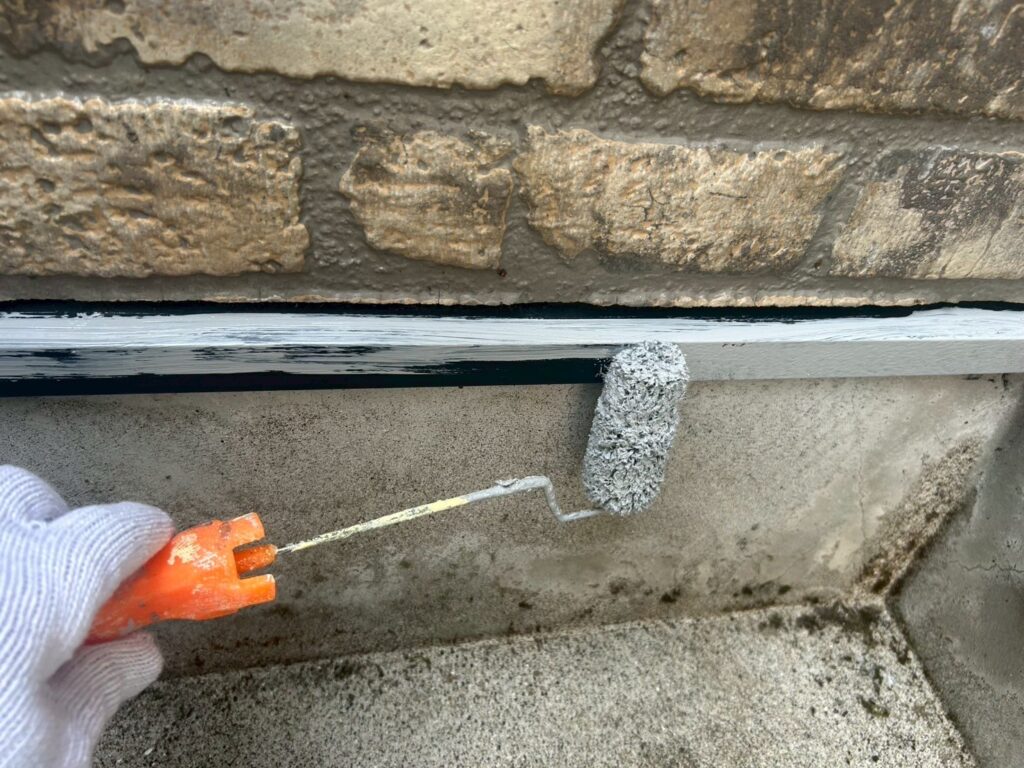 水切りさび止め塗布