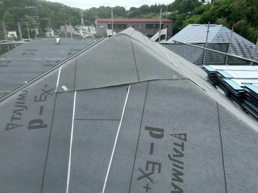 ルーフィング設置