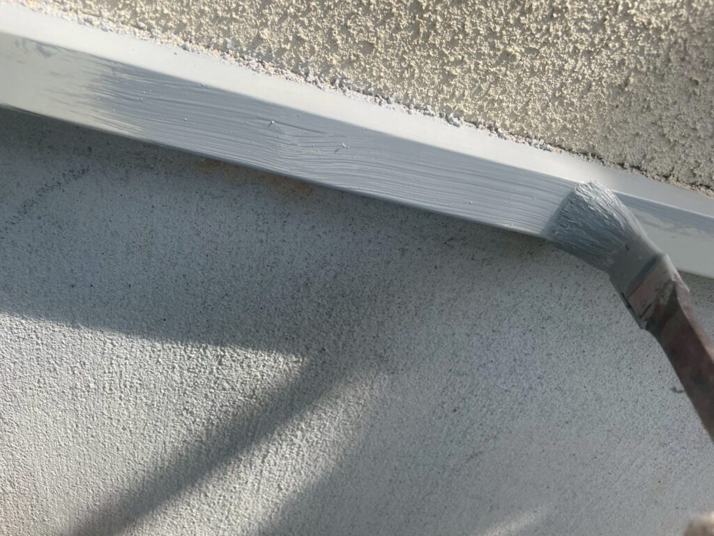 水切りさび止め塗布