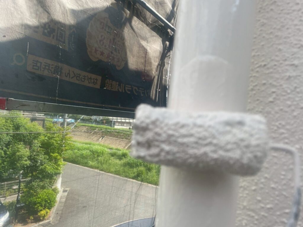 雨樋仕上げ１回目