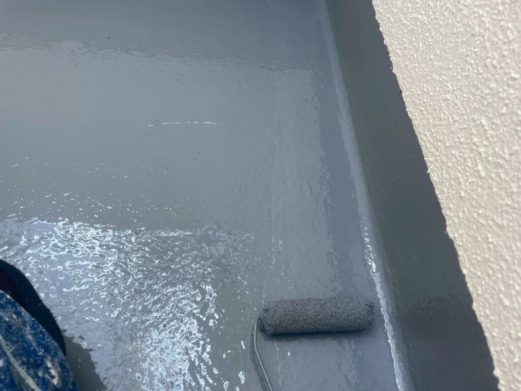 トップコート上塗り