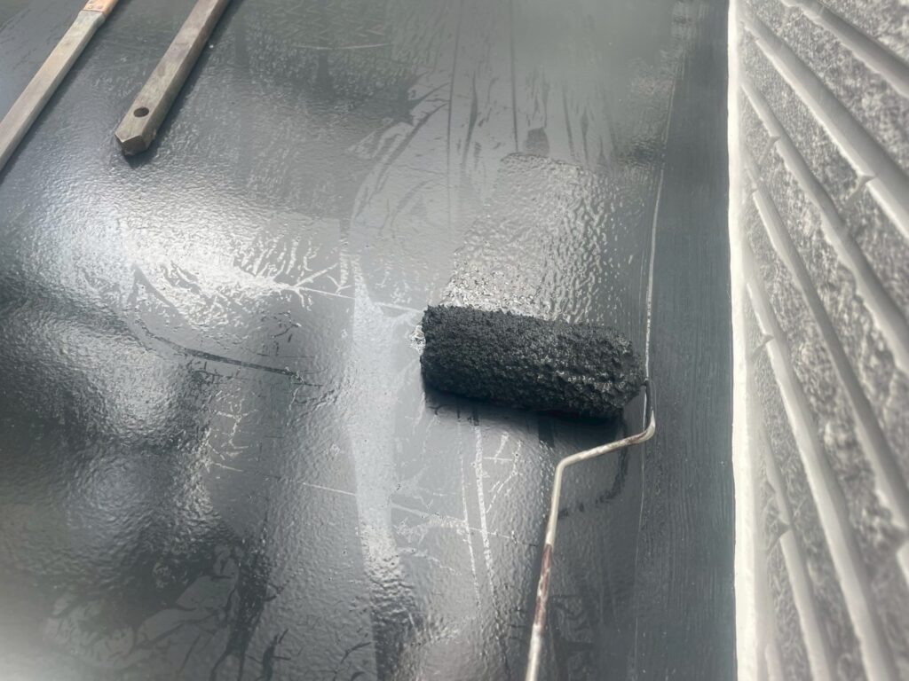 庇仕上げ２回目