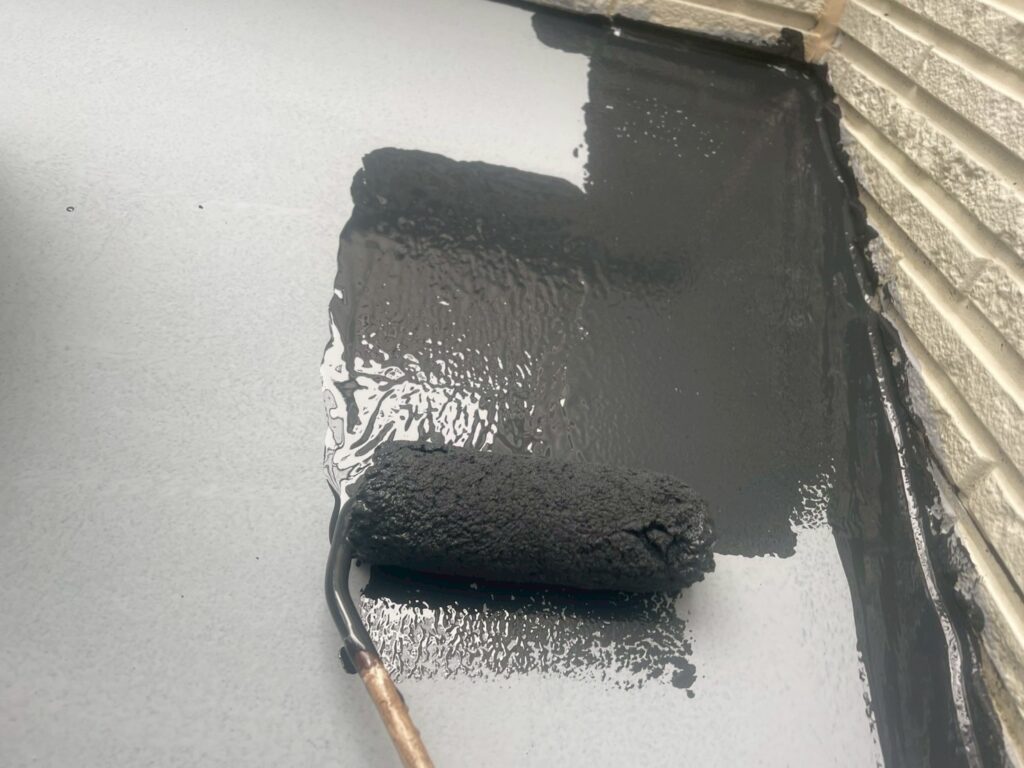 庇仕上げ１回目