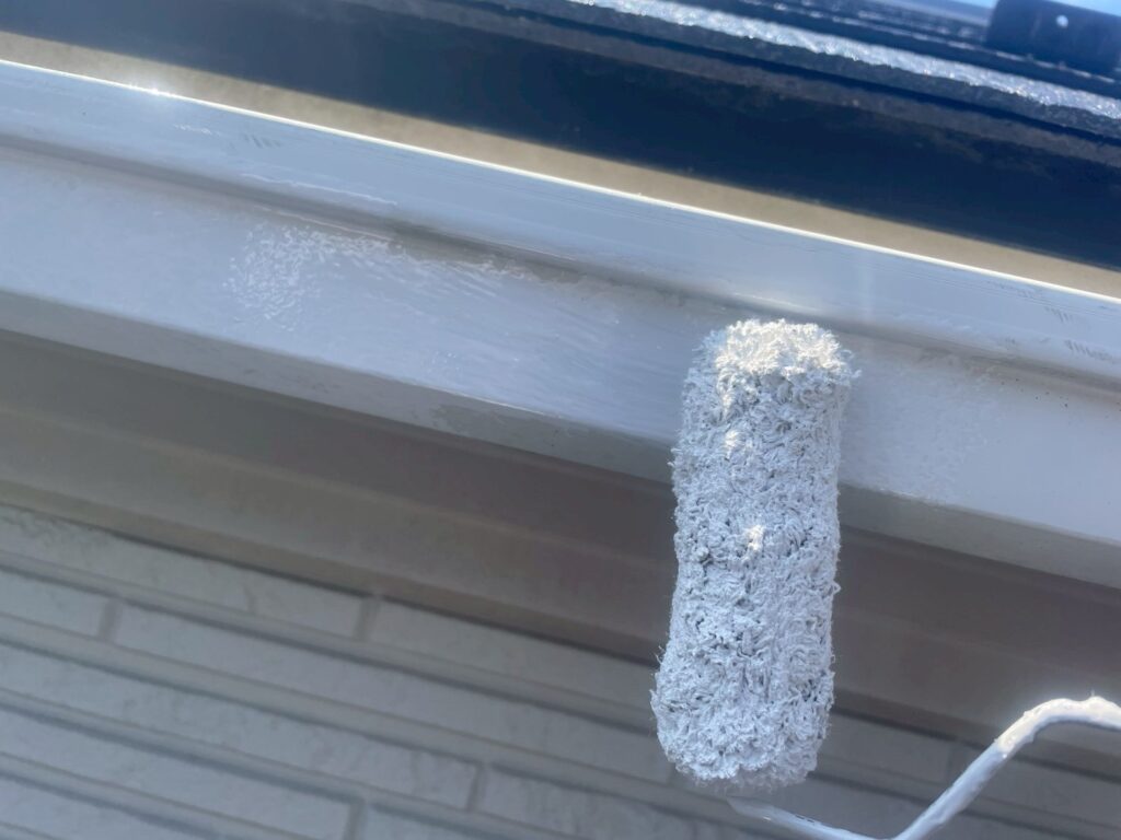 雨樋仕上げ１回目