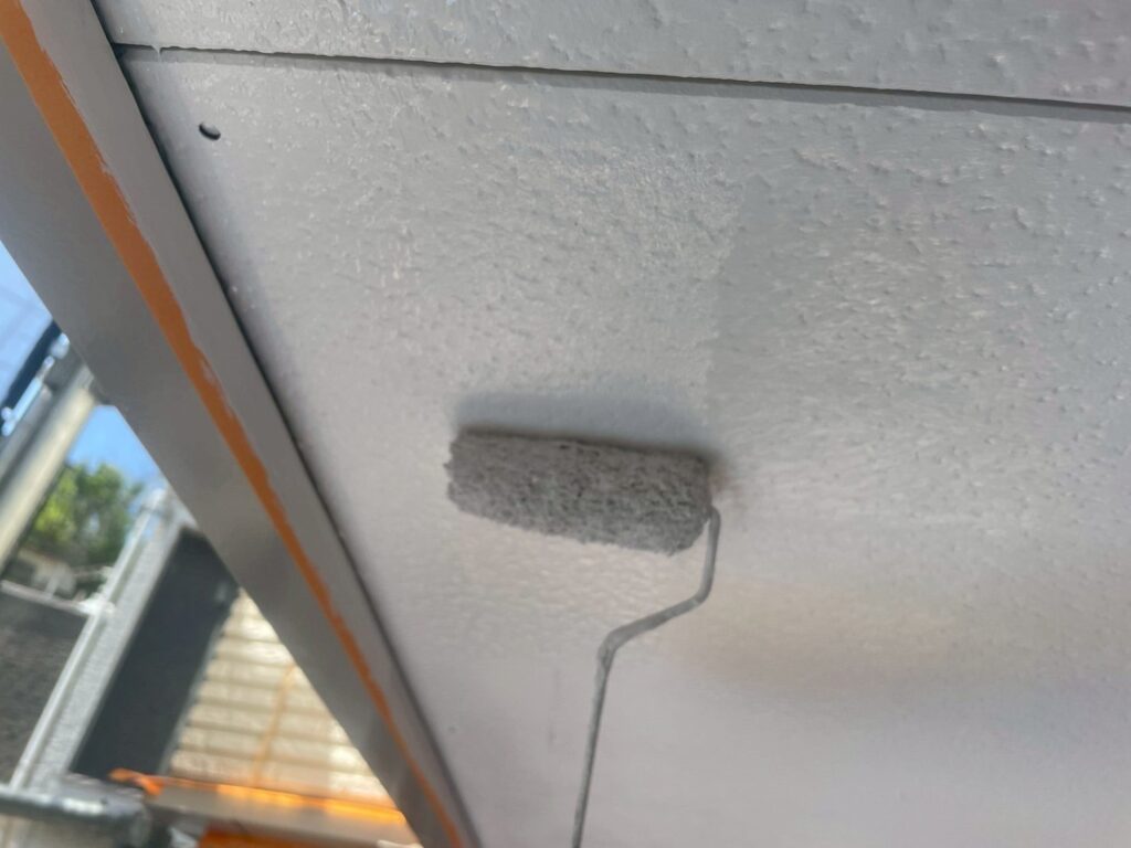 軒天仕上げ２回目