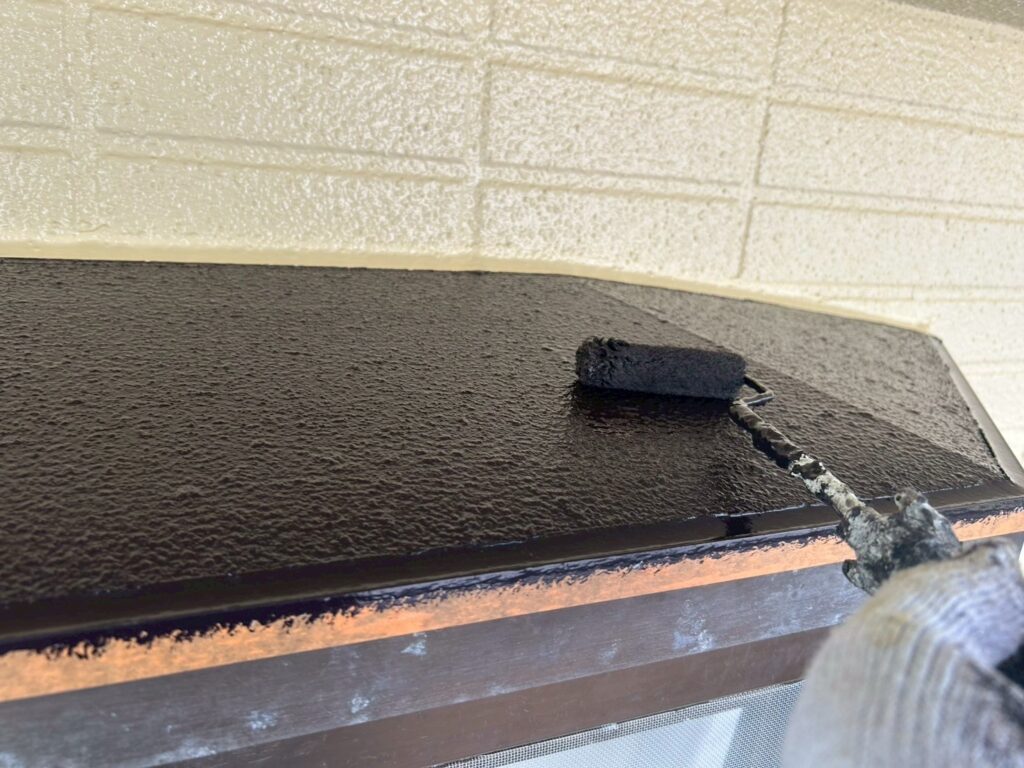 出窓板金仕上げ2回目