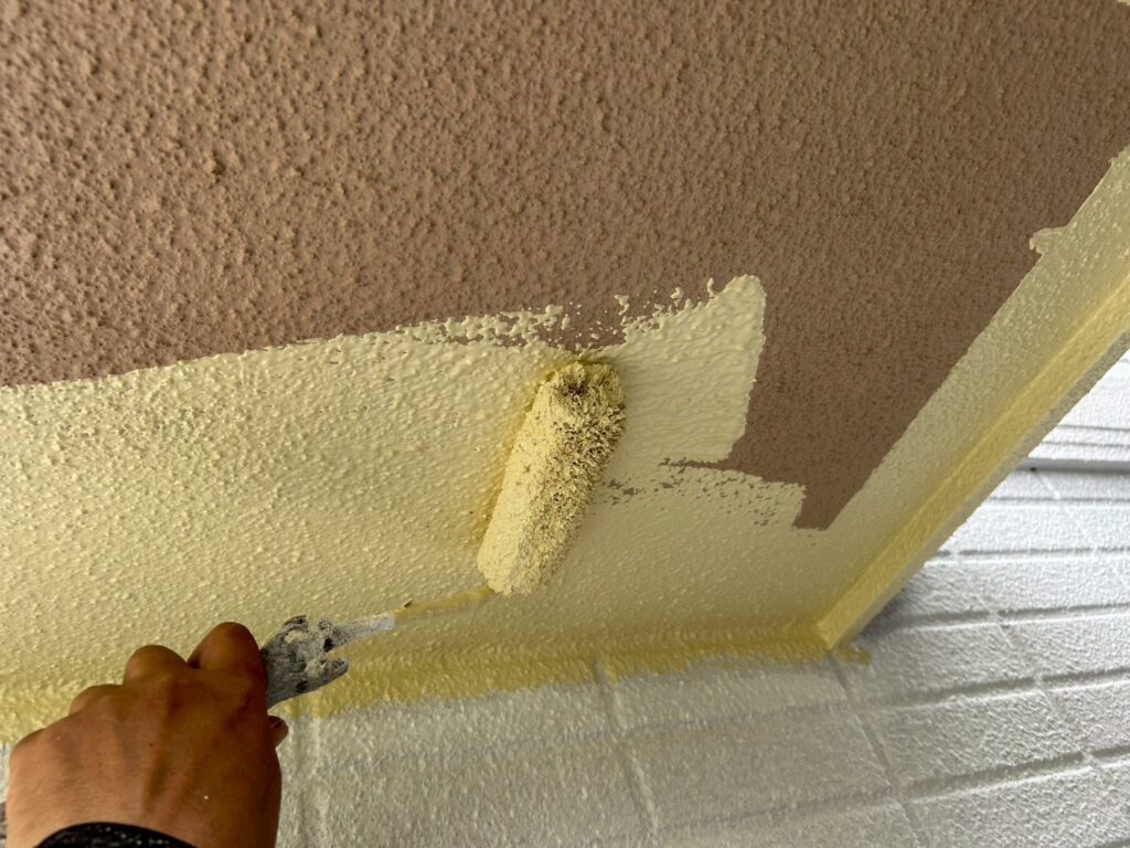 軒天仕上げ１回目