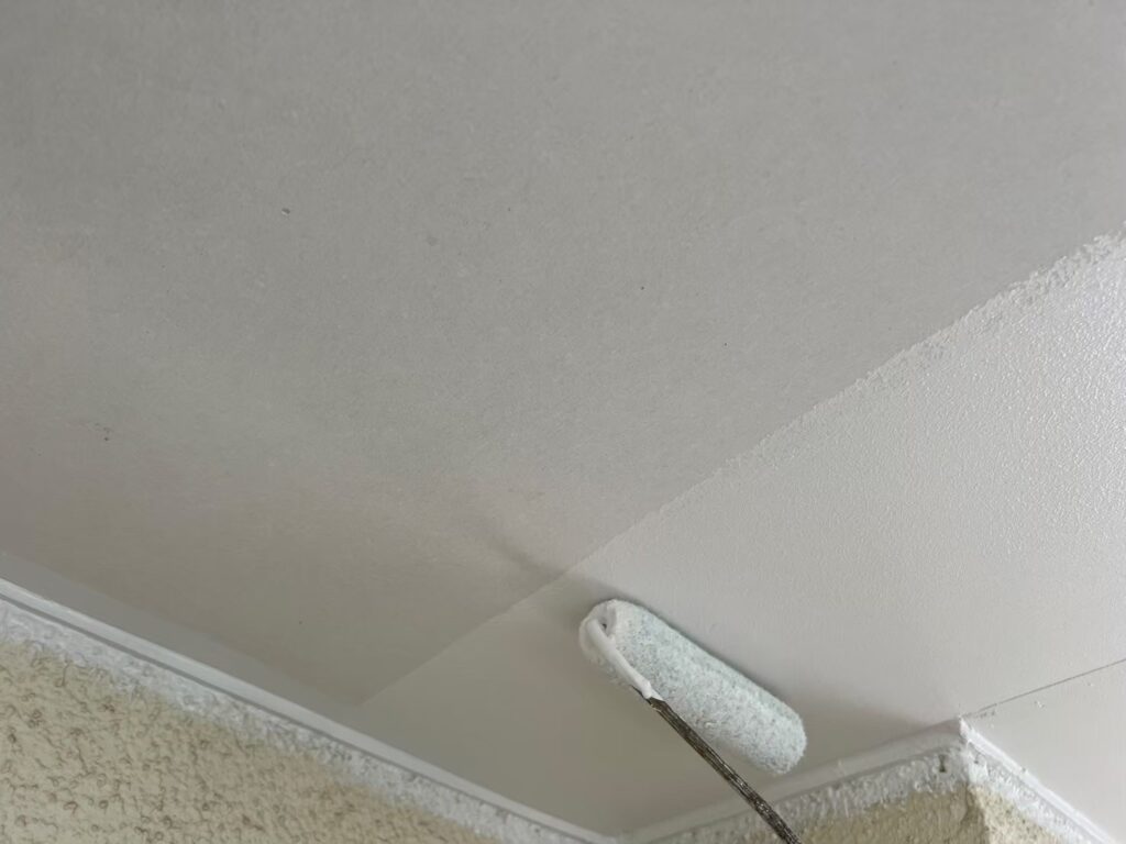 軒天仕上げ１回目