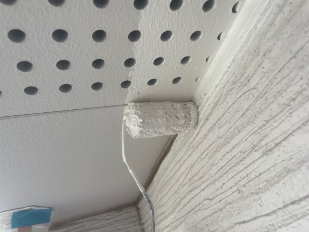 軒天仕上げ１回目