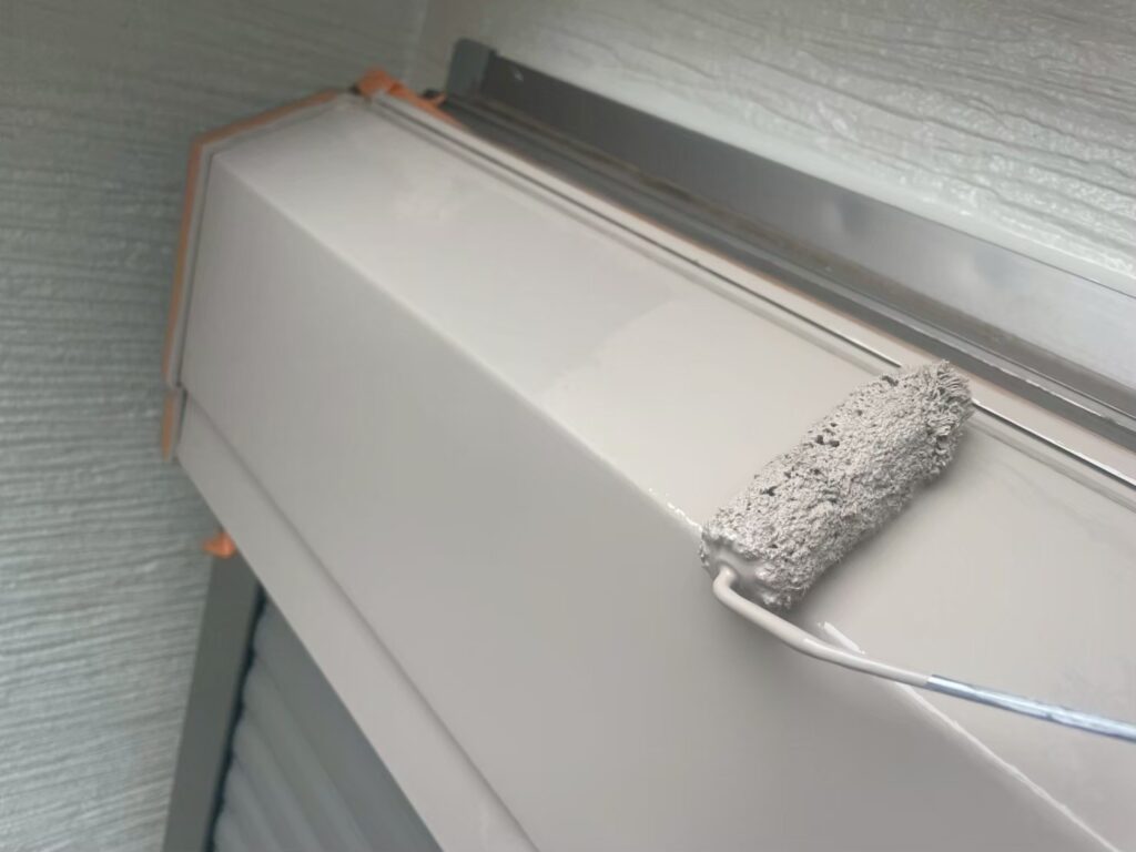 シャッターＢＯＸ仕上げ２回目