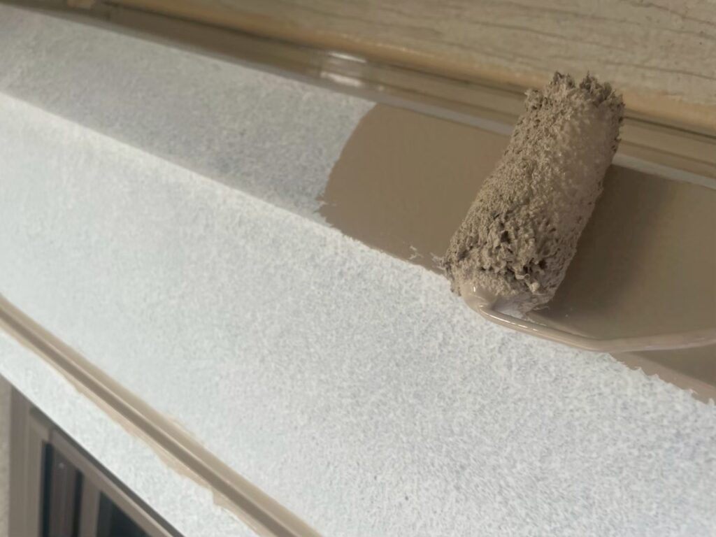 シャッターＢＯＸ仕上げ１回目