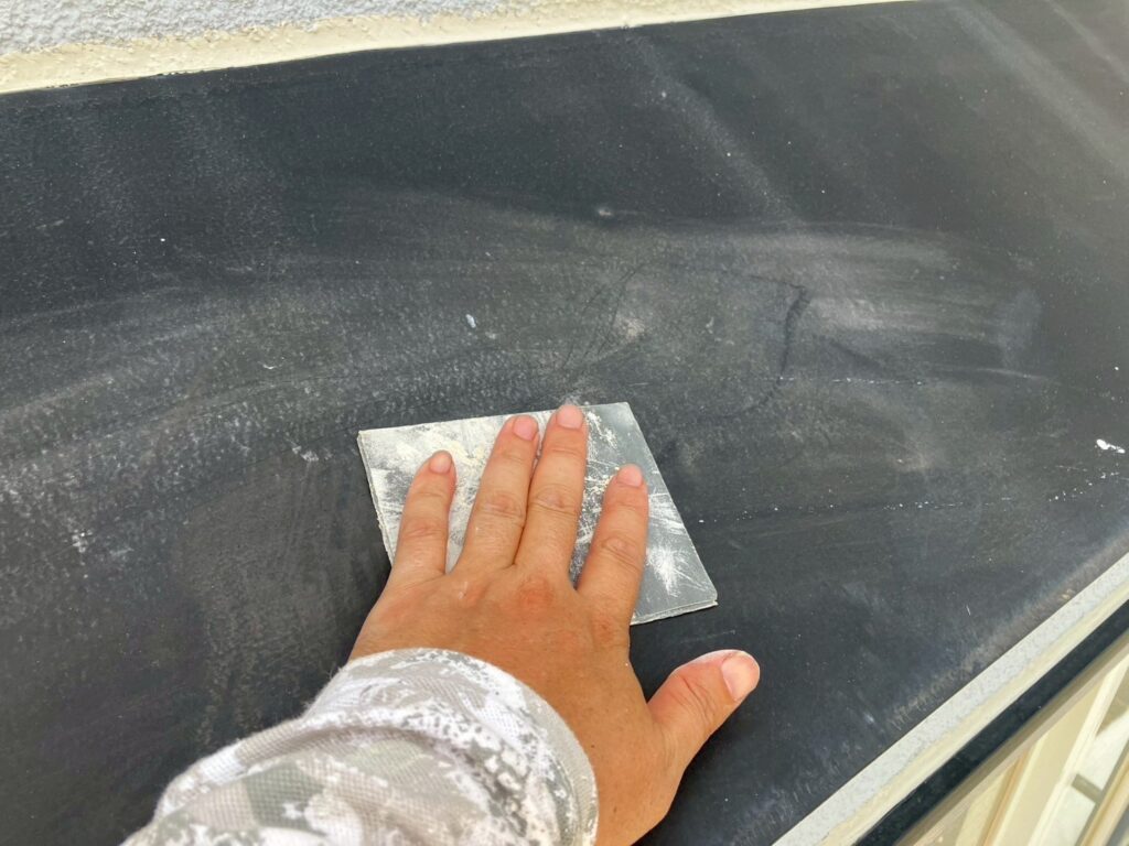 出窓板金素地調整