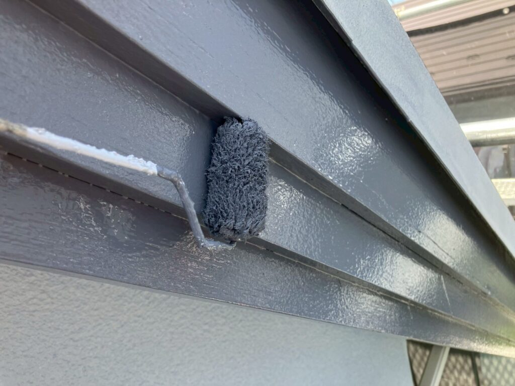 破風板仕上げ２回目