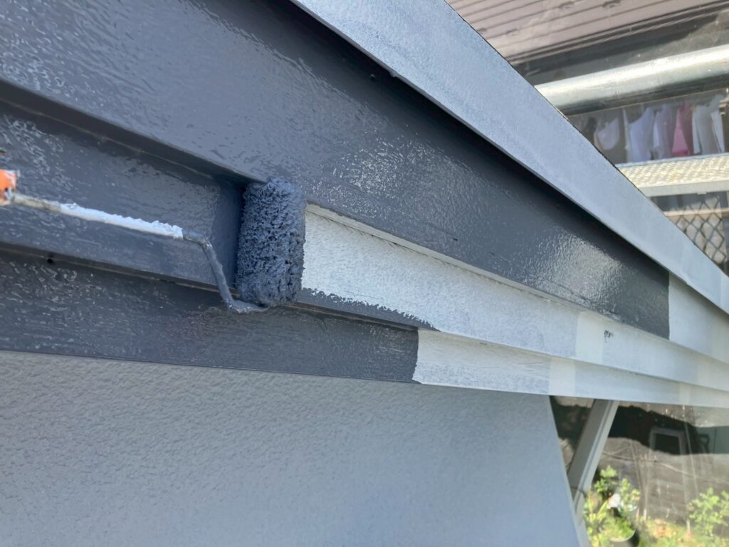 破風板仕上げ１回目