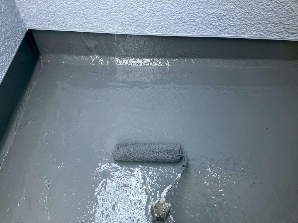 トップコート上塗り