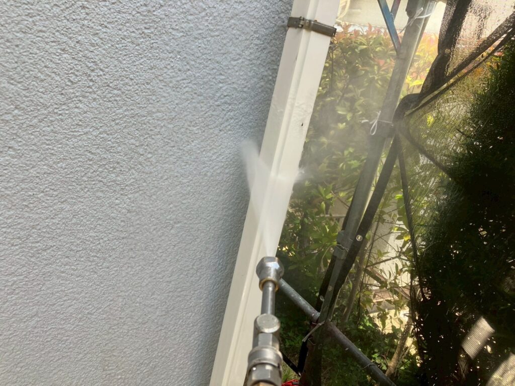 雨樋高圧ジェット洗浄
