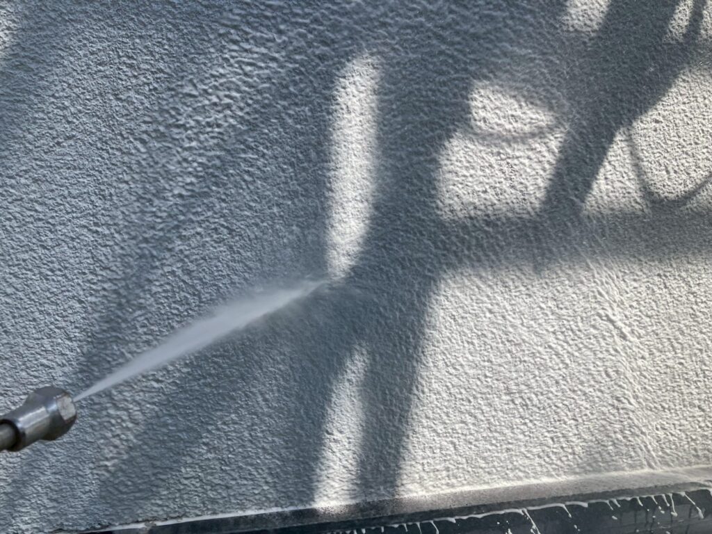 壁高圧ジェット洗浄