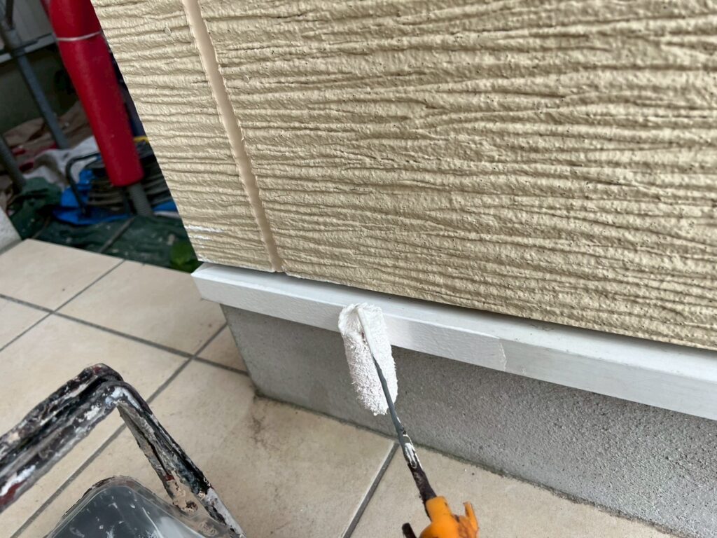 水切りさび止め塗布