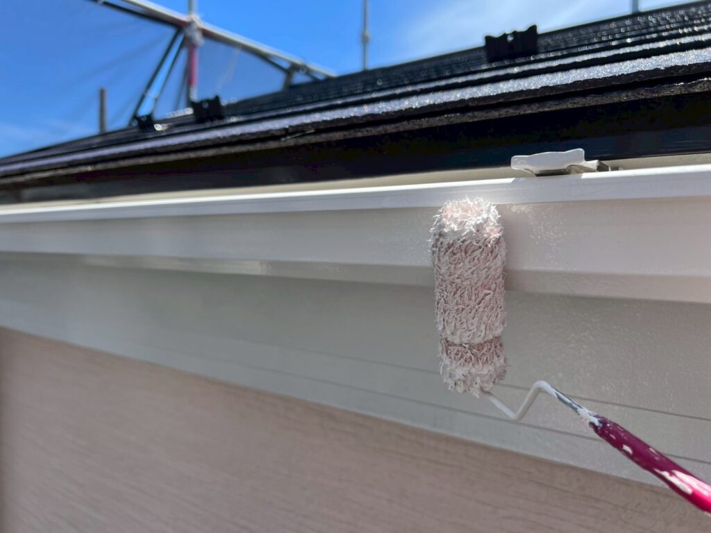 軒樋仕上げ２回目