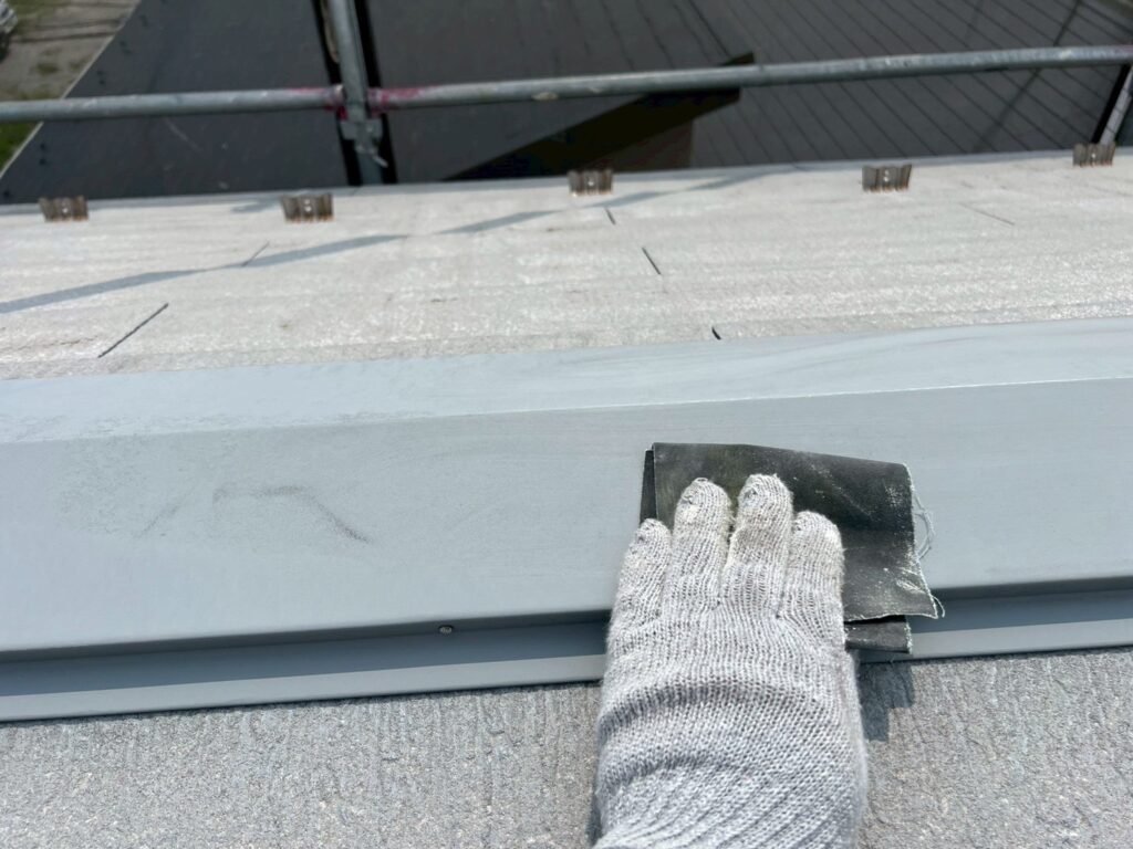 屋根板金素地調整