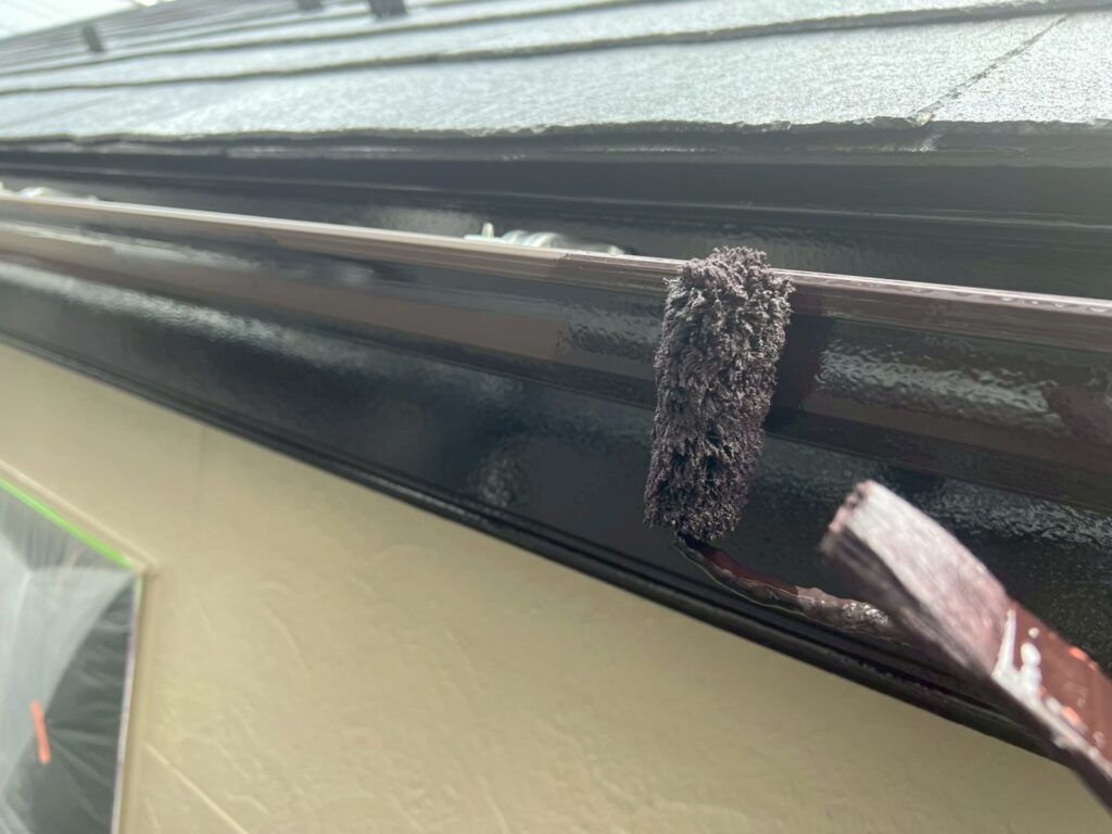 軒樋仕上げ１回目