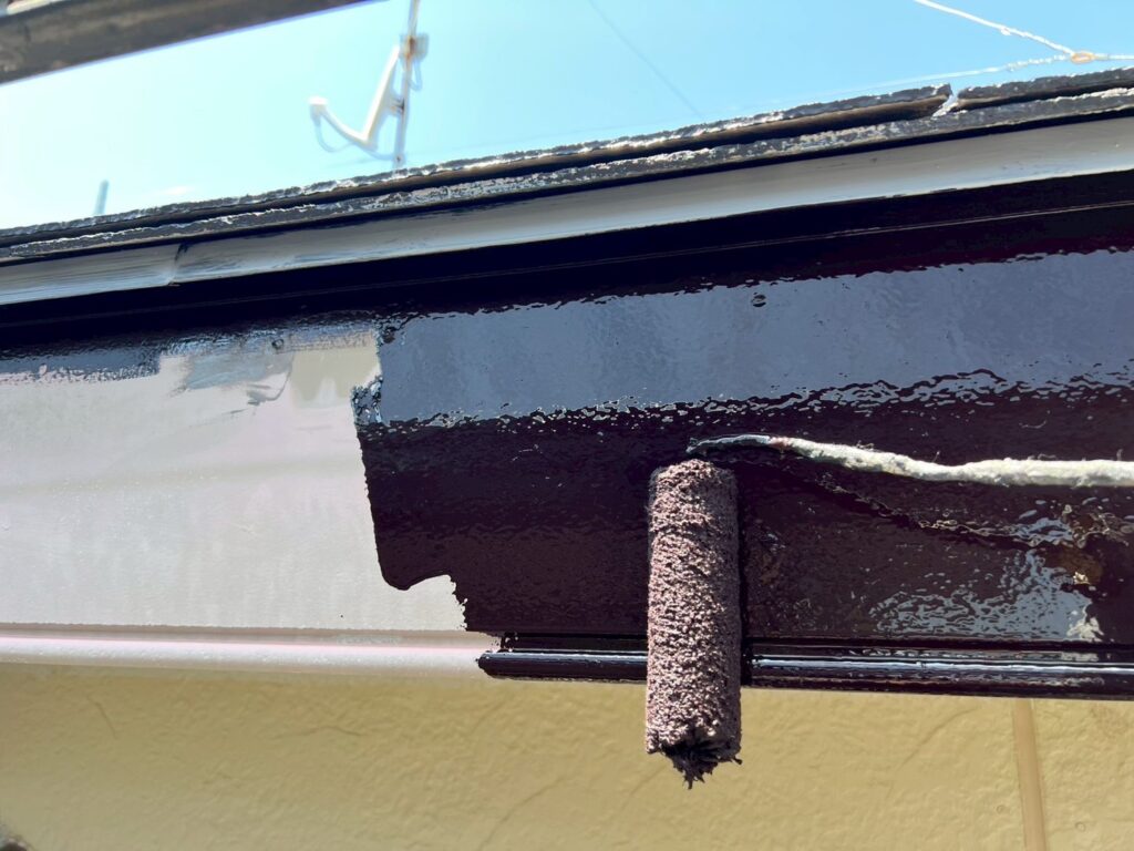 破風板仕上げ１回目