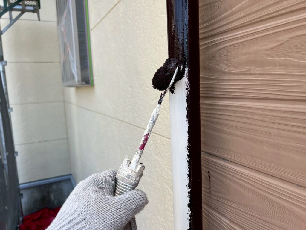 雨樋仕上げ１回目