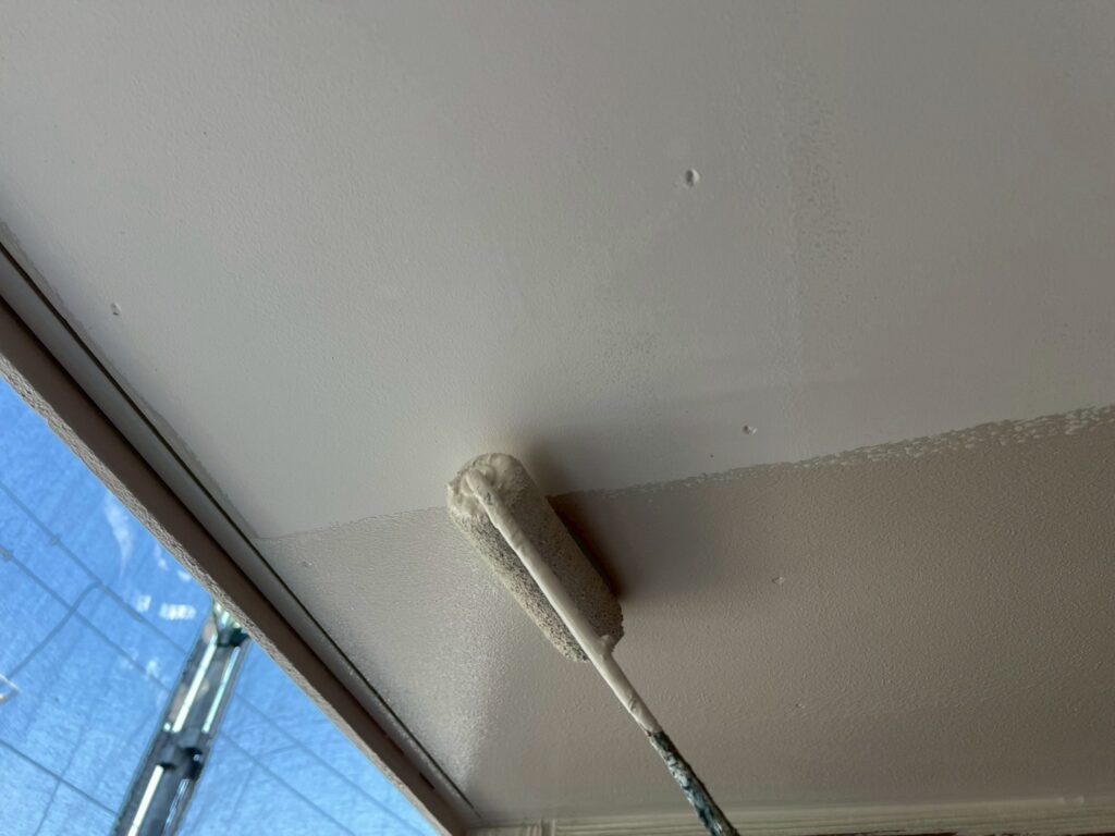 軒天仕上げ１回目