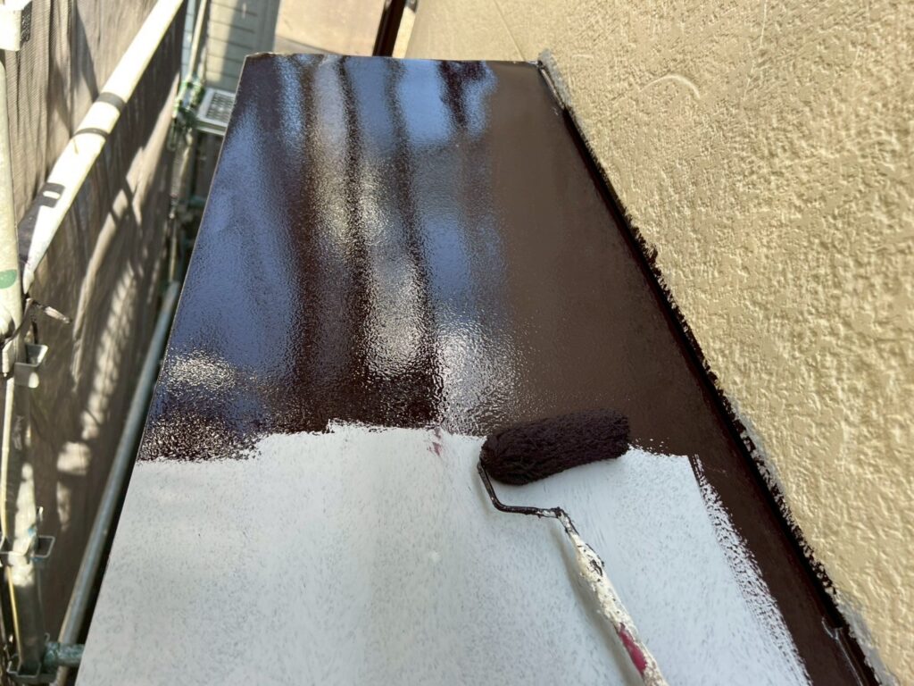 霧除け天板仕上げ１回目