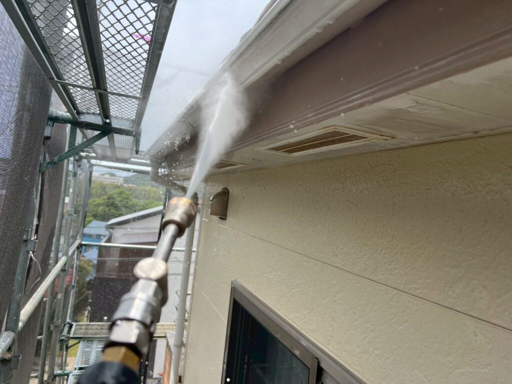 雨どい高圧ジェット洗浄