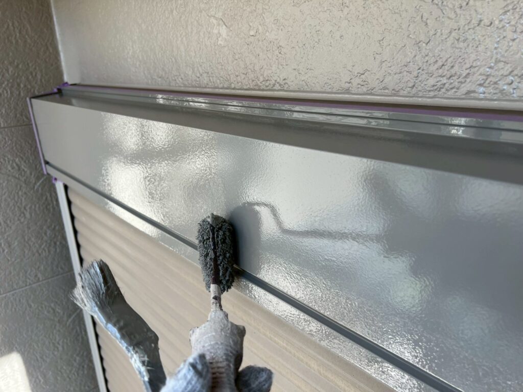 シャッターＢＯＸ仕上げ２回目