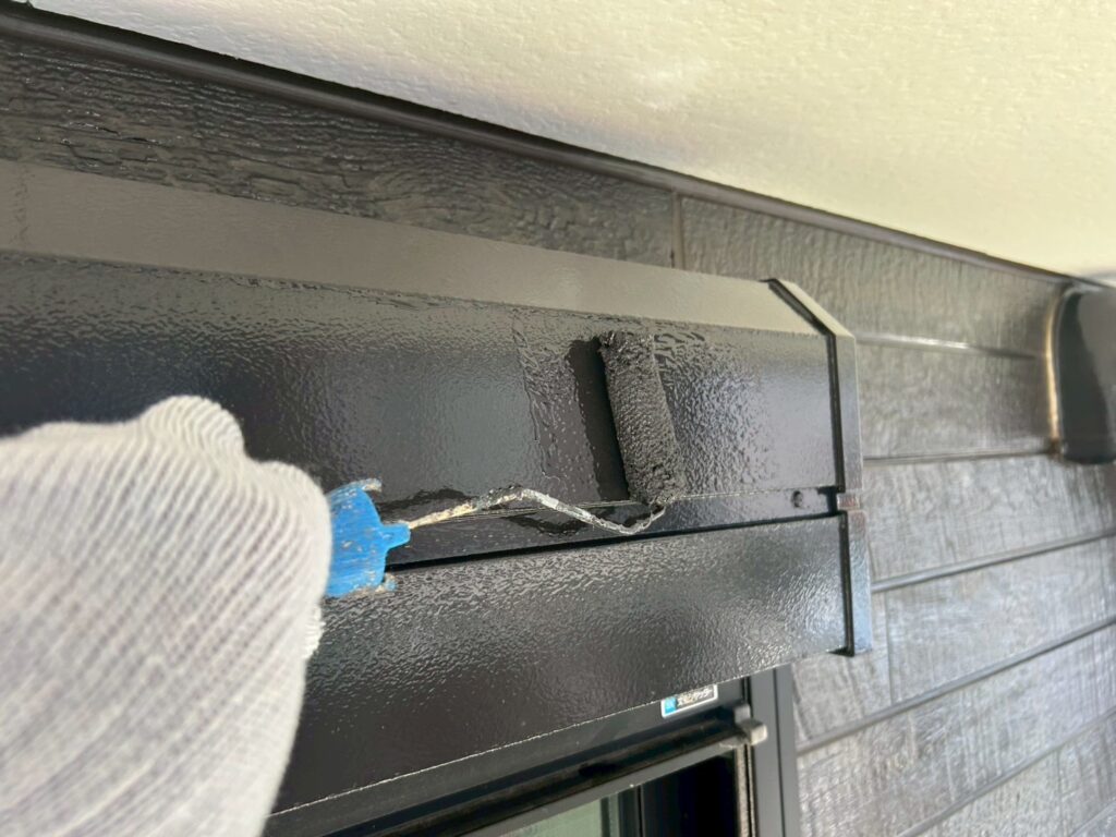 シャッターＢＯＸ仕上げ２回目