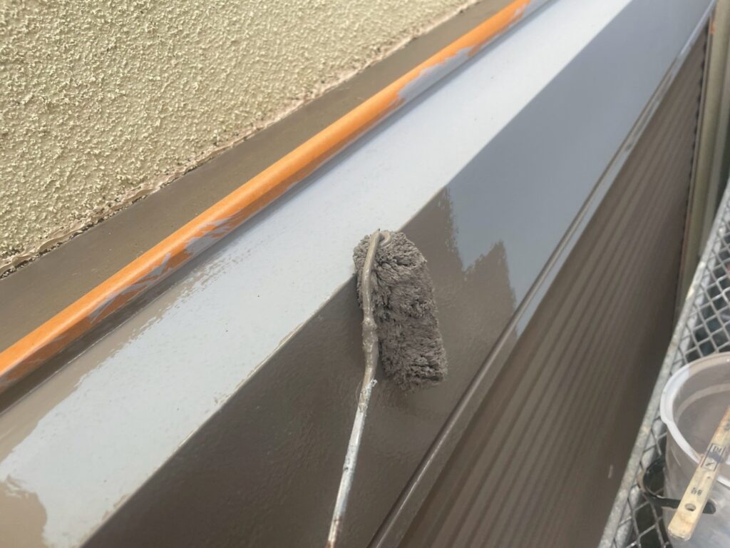 シャッターＢＯＸ仕上げ１回目